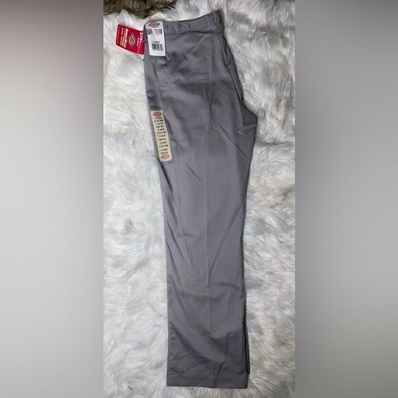 Dickies JR Junior/Women Flat Front Flare Pants Size 19 Khaki 38" x 32" - Picture 1 of 6